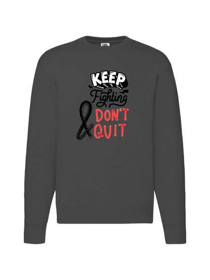 Premium Unisex Crew Neck Sweater Modell 2 "Keep Fighting"