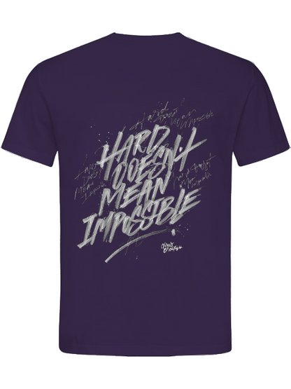 Classic Unisex T-Shirt "Hard doesn´t mean impossible"