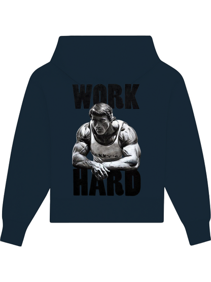Premium Heavy Cotton Hoodie "Work Hard"