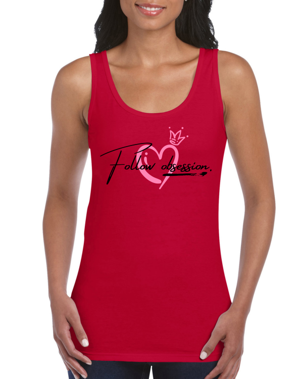 Premium Women Softstyle Tank Top "Follow Obsession"