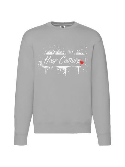 Premium Unisex Crew Neck Sweater Modell 2 "Hood Couture"